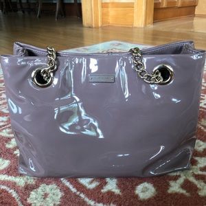 Mauve Patent Leather Kate Spade Purse